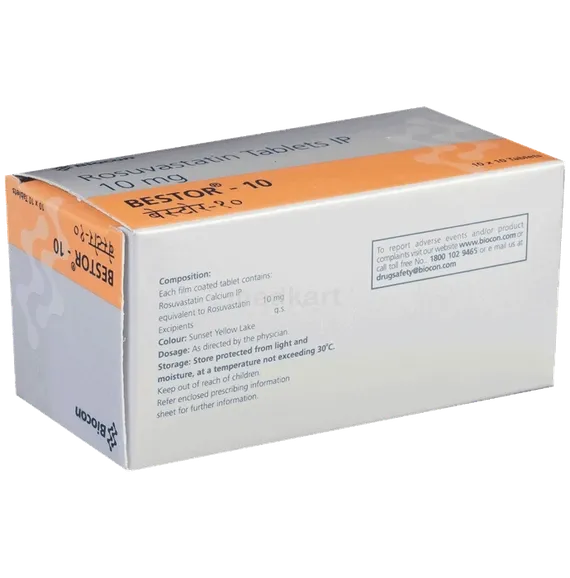 bestor 10mg tablet 10's